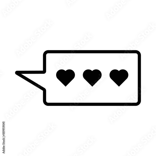 Valentine's day. Icon. Communication by messengers of love.
