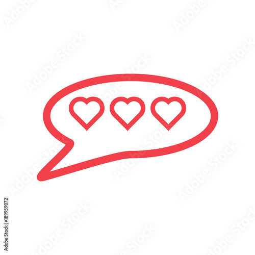 Valentine's day. Icon. Communication by messengers of love.