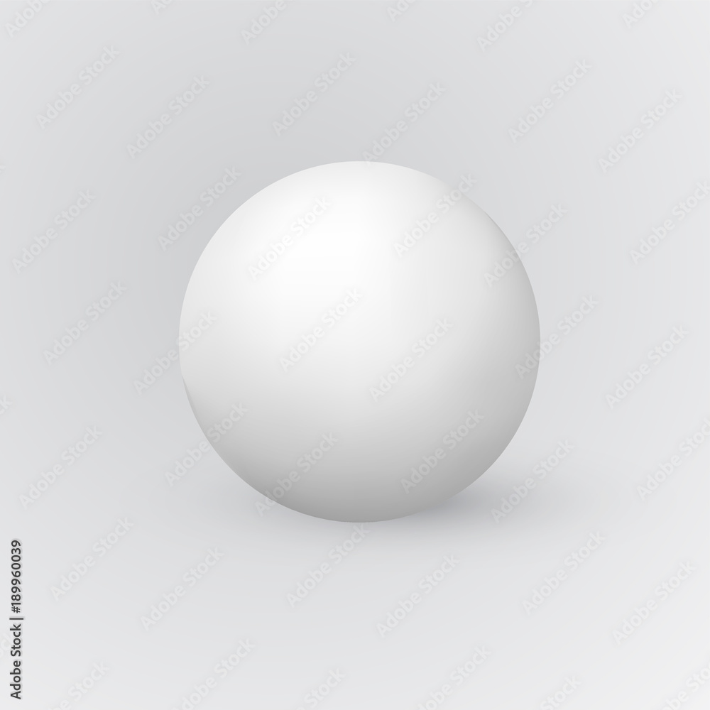 Vector 3d realistic sphere isolated on white. Ball illustration for logo, advertising design or web interface button. Vector 3d realistic sphere isolated on white. Ball illustration for logo, advertising design or web interface button.