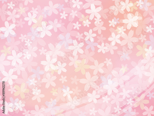 桜の背景素材