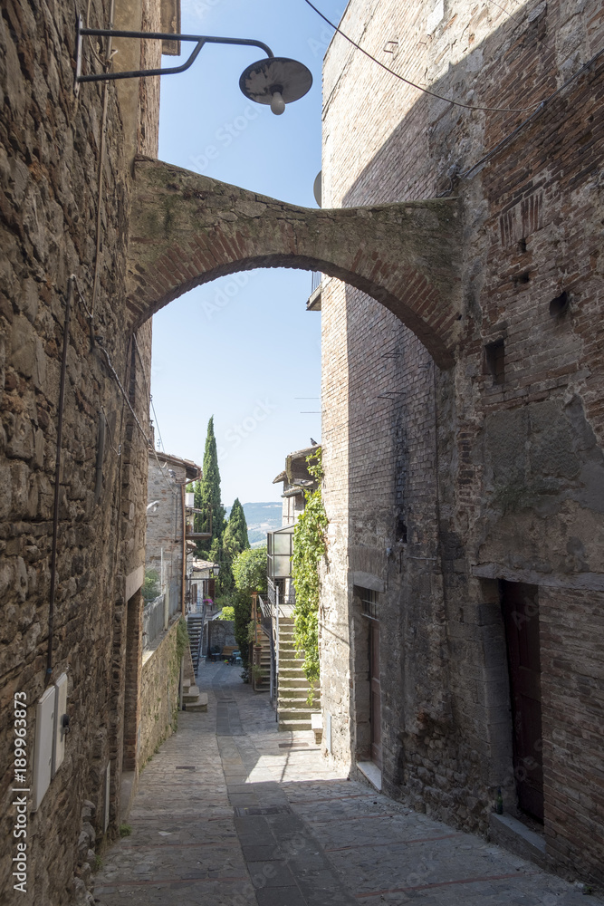 Todi, Umbria, historic buildings