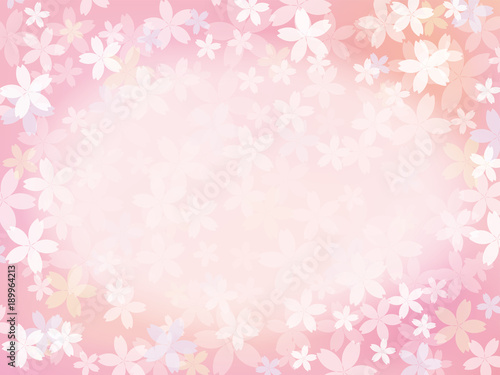桜の背景素材