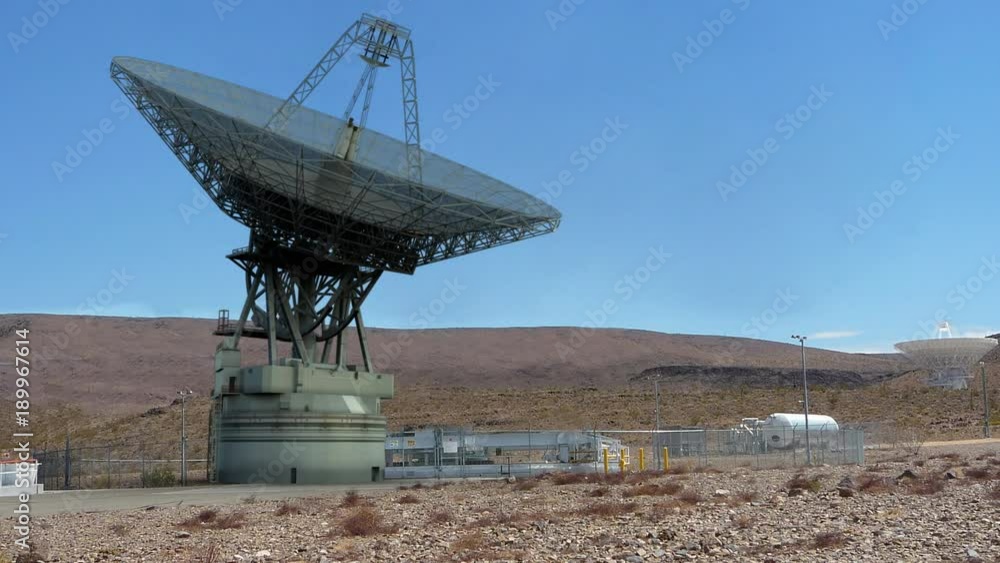 Highly realistic animation of a large satellite adjusting its position Highly realistic animation of a large satellite adjusting its position