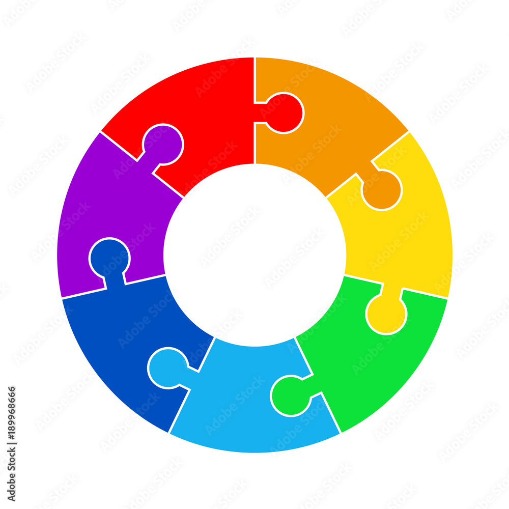 Puzzle circle jigsaw game figure icon. Isolated and flat illustration. Stock vector graphic Puzzle circle jigsaw game figure icon. Isolated and flat illustration. Stock vector graphic