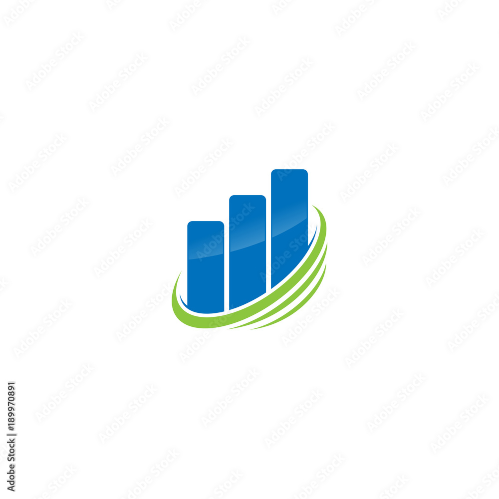 Finance concept logo Finance concept logo