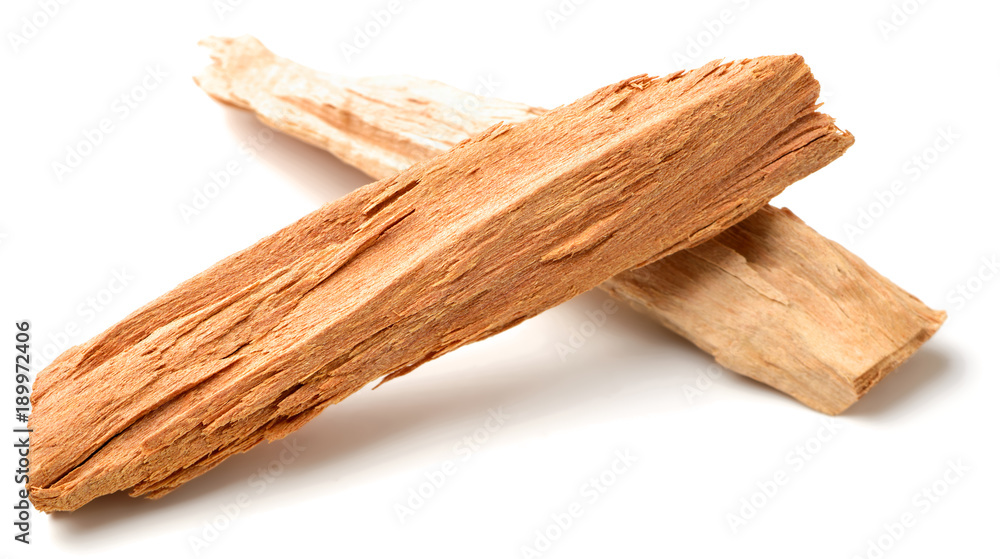 close up of sandalwood isolatd on the white background close up of sandalwood isolatd on the white background
