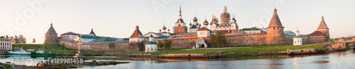 Panoramic view of Solovetsky monastery © YuliaB