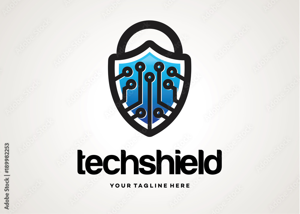 Tech Shield Logo Template Design Vector, Emblem, Design Concept, Creative Symbol, Icon Tech Shield Logo Template Design Vector, Emblem, Design Concept, Creative Symbol, Icon