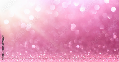Pink Glitter With Sparkle
