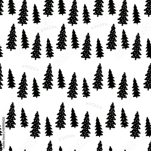 Christmas seamless pattern.