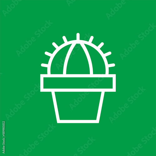 Kaktus - Icon, Symbol, Piktogramm, Bildmarke, grafisches Element - grün - Web, Druck - Vektor