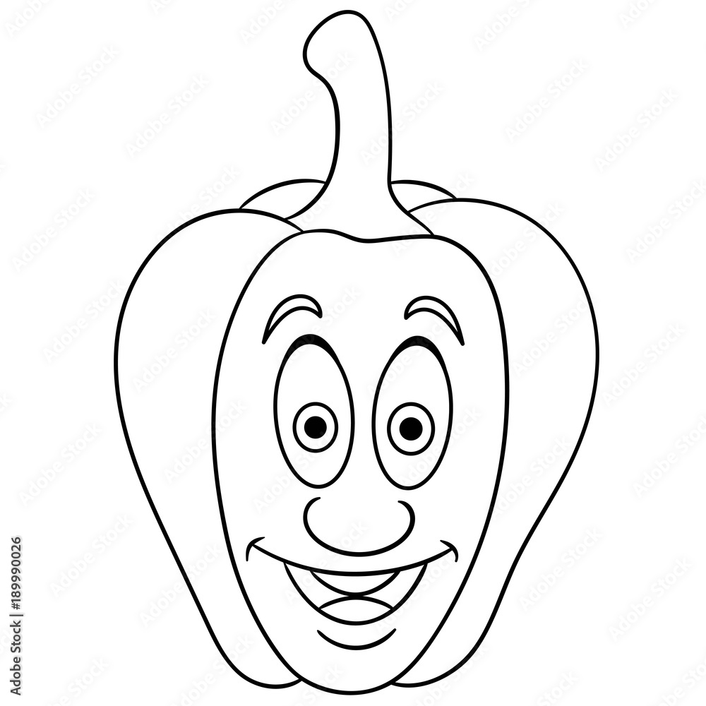 coloring pages pepper