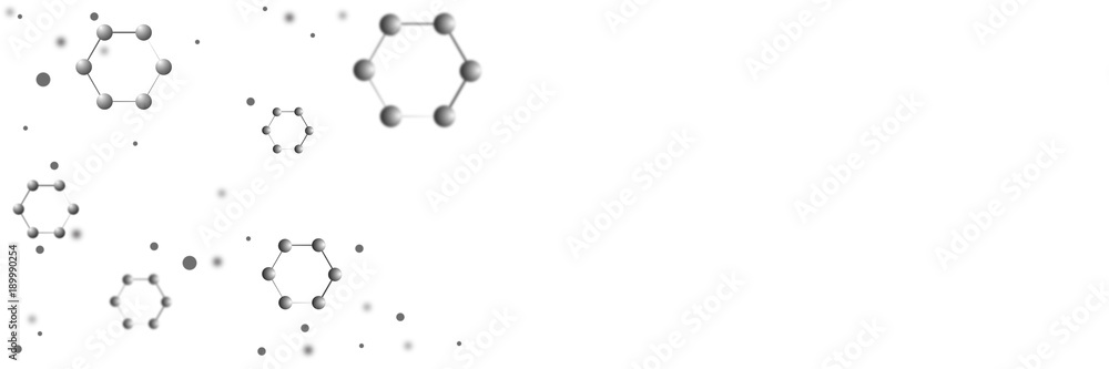 Abstract molecular background. Abstract molecular background.