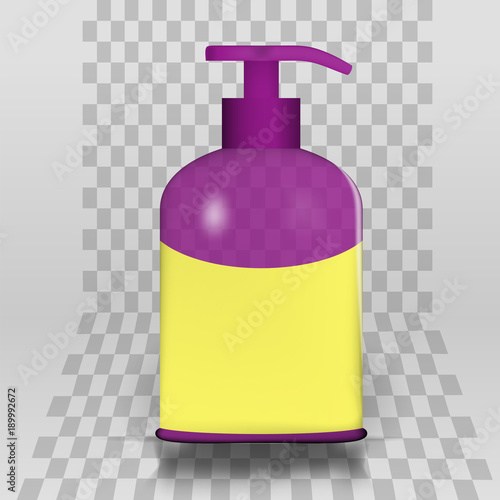 Layout jars filled on transparent background. Vector illustration.