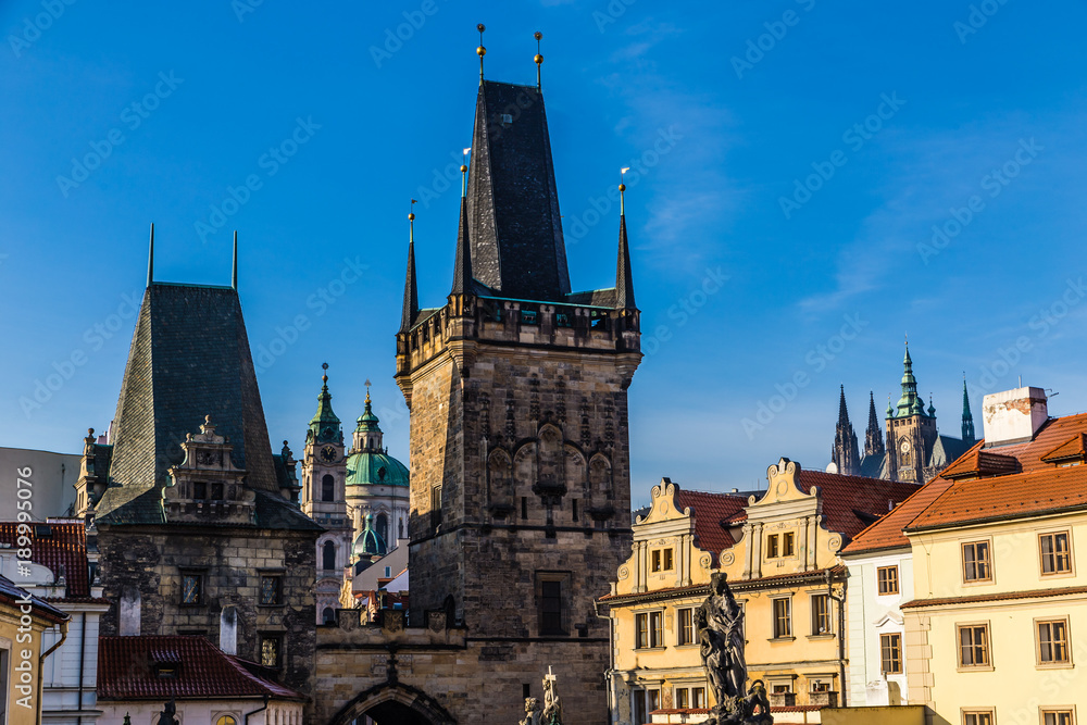 Bridge Tower And St.Nicholas Church-Prague,Czechia