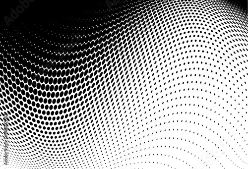 Abstract futuristic halftone pattern. Comic background. Dotted backdrop with circles  dots  point small scale. 