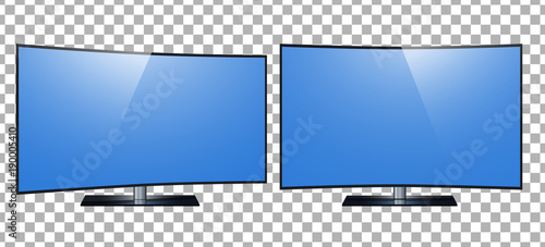 TV - smart TV. 4k Ultra HD screen, led tv isolated transparancy background