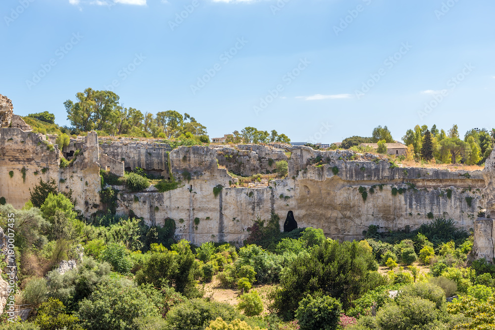 Syracuse, Sicily, Italy. A picturesque view of the 