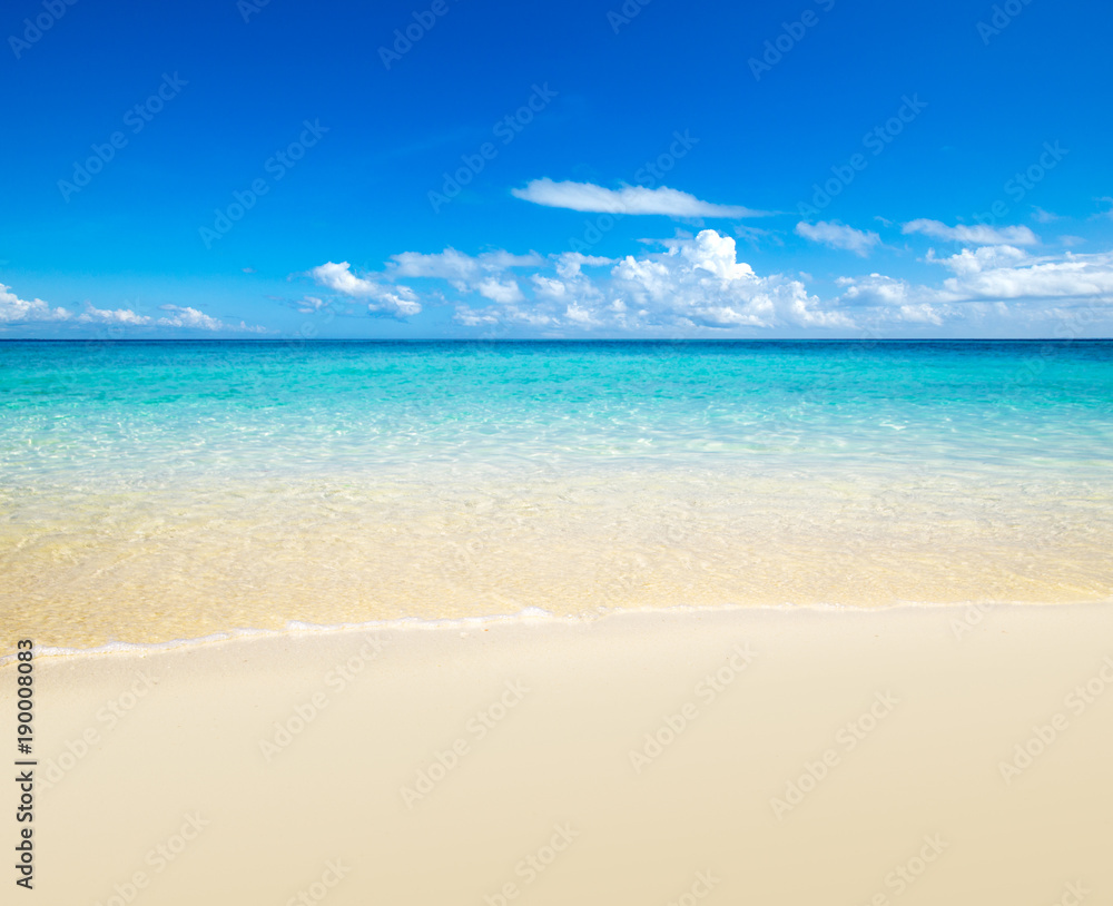 beach and tropical sea beach and tropical sea