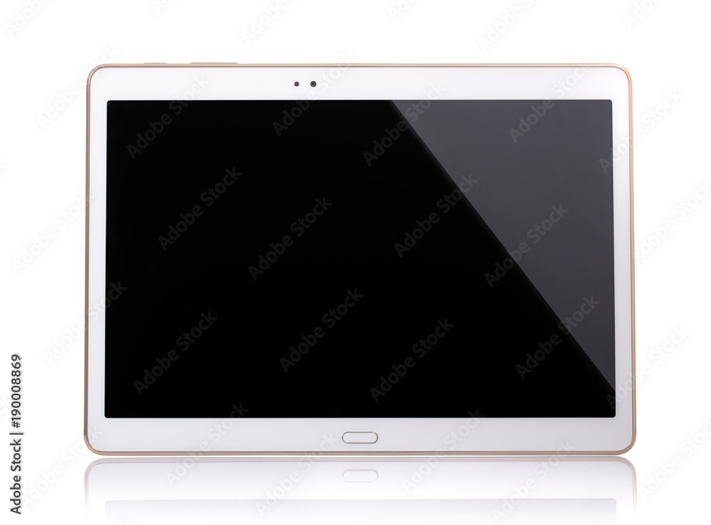 Tablet computer isolated on white background Tablet computer isolated on white background