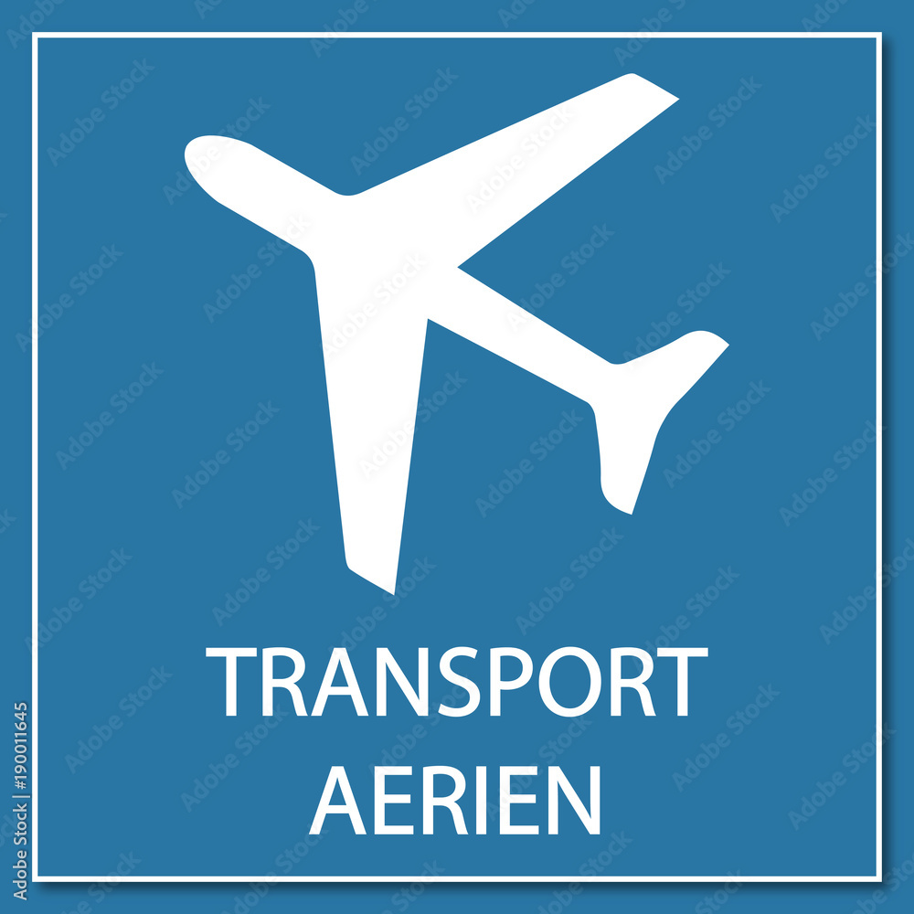 Logo transport aérien. Logo transport aérien.