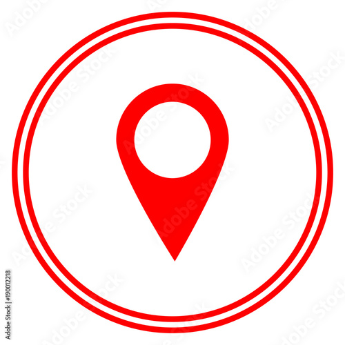 Simple location icon vector illustration