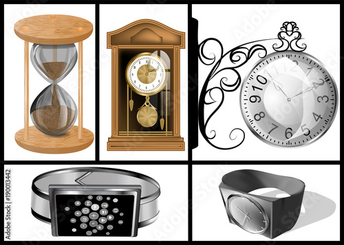 different types of clocks