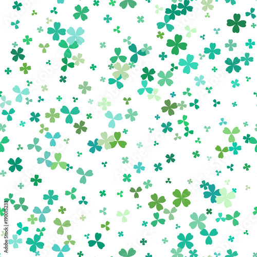 Saint Patrick s day seamless background. Vector illustration