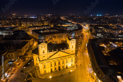 Foto Reformed Great Church in Debrecen city, Hungary