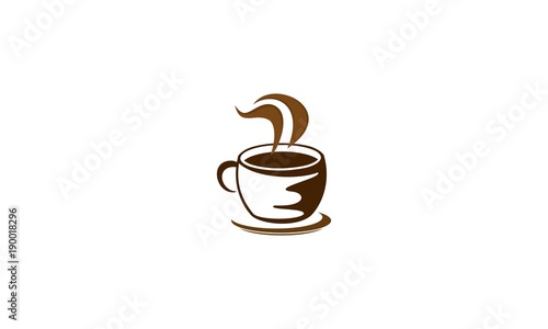 Coffee label , Coffee badge , Coffee logo design, Coffee cup vector logo design template. Vector coffee shop labels.