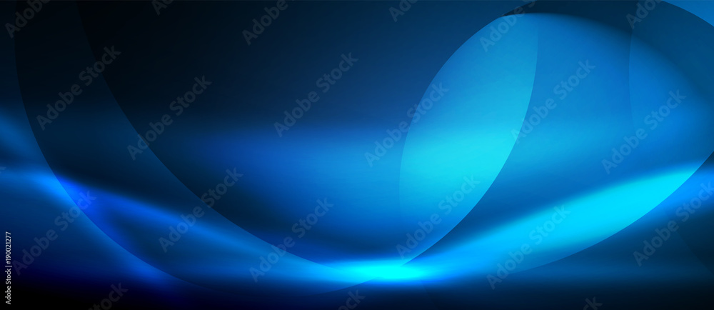 Vector glowing wave neon flowing curve background Vector glowing wave neon flowing curve background