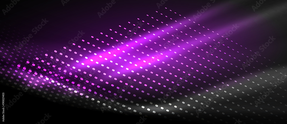 Neon smooth wave digital abstract background Neon smooth wave digital abstract background