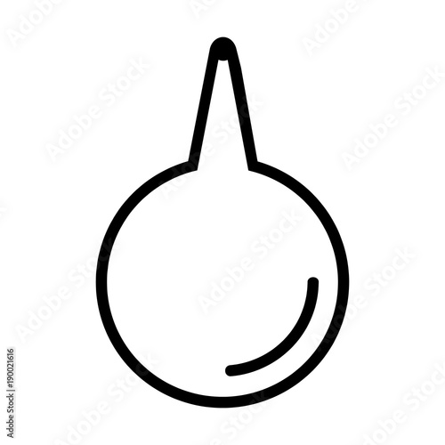medical enema simple line icon