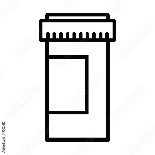 medical tablet simple line icon