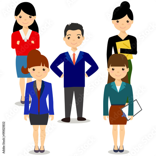 business people working at meeting