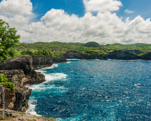 Broken Beach in Nusa Penida just off the island of Bali in Indonesia