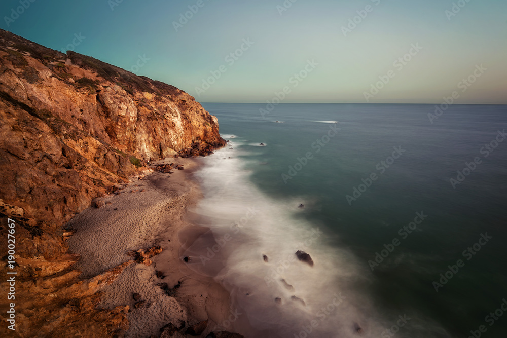 Obraz premium Malibu Point Dume Sunset