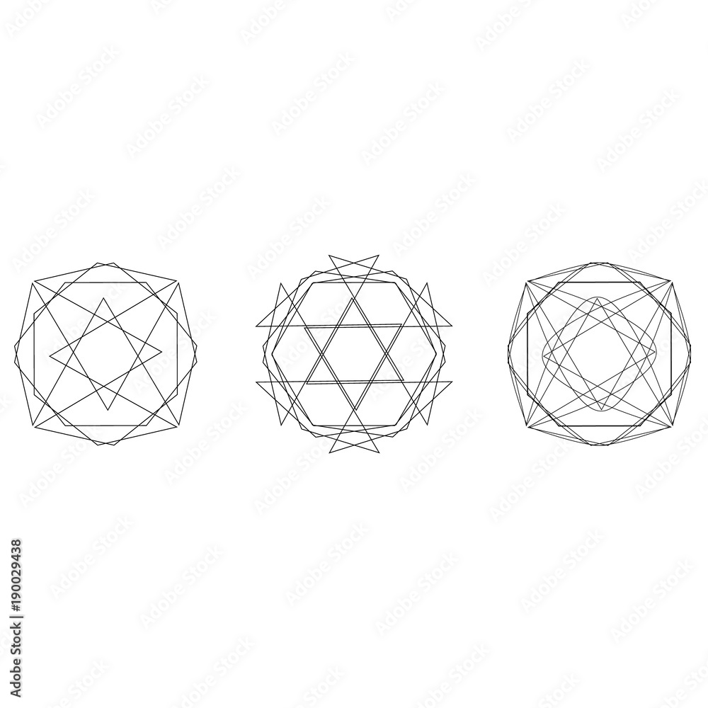 Holiday patterns of stars of snowflakes and flowers for gifts Holiday patterns of stars of snowflakes and flowers for gifts