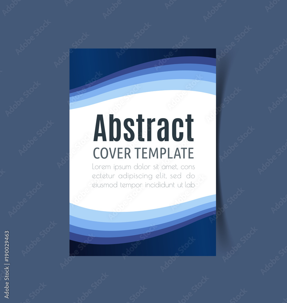 Naklejka premium Report Cover design6