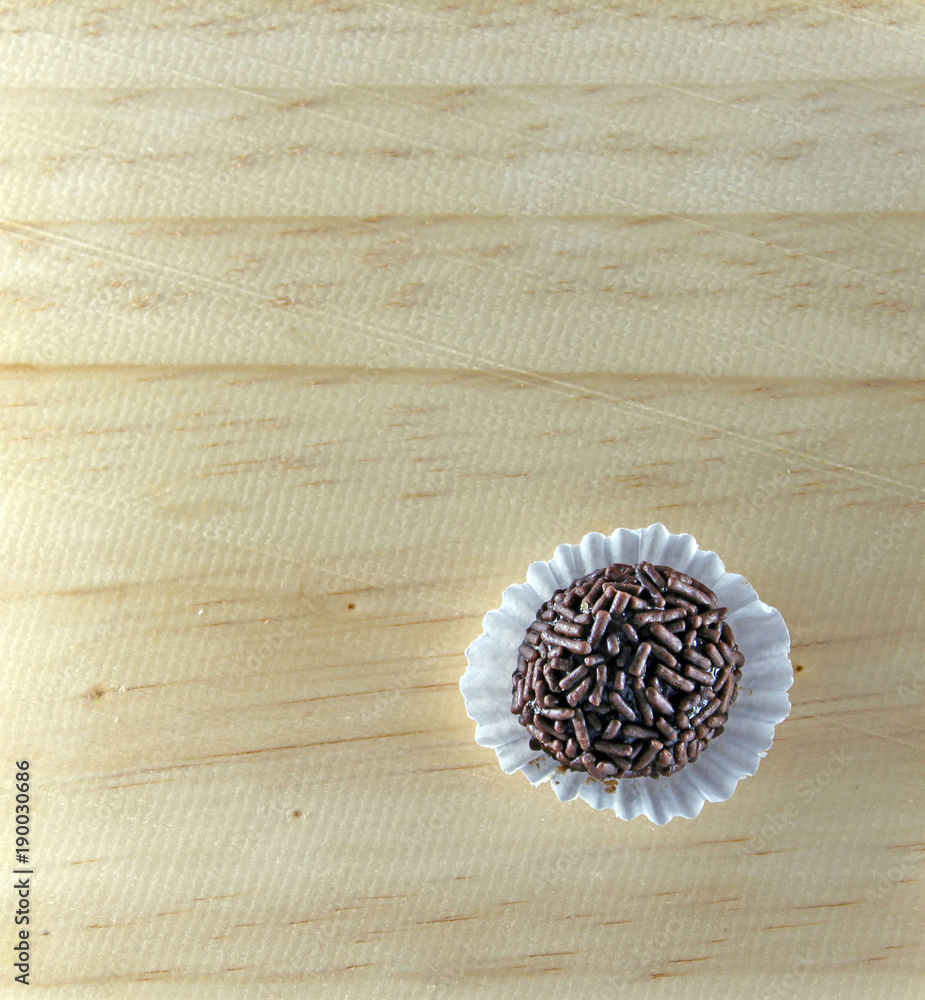 Sweets on the table (Brigadeiro)