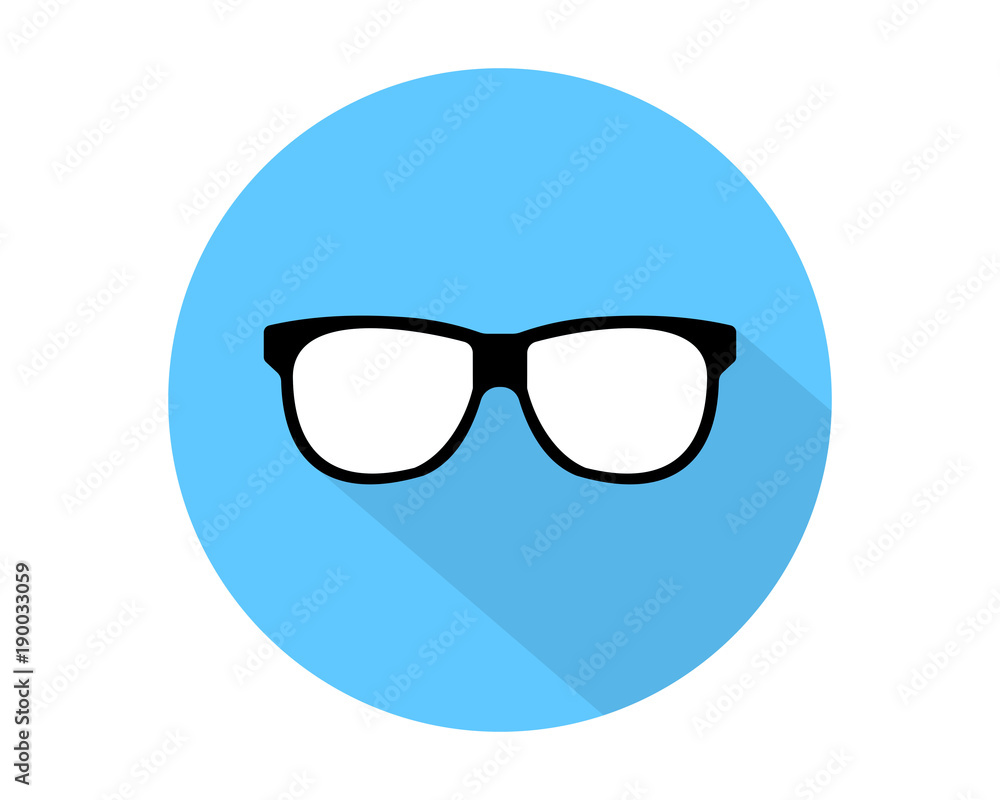 glasses circle optic image vector icon logo glasses circle optic image vector icon logo
