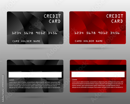 member card, business VIP card, design for privilege member,modern credit card, vector