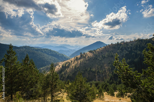 Morning mountain landscape