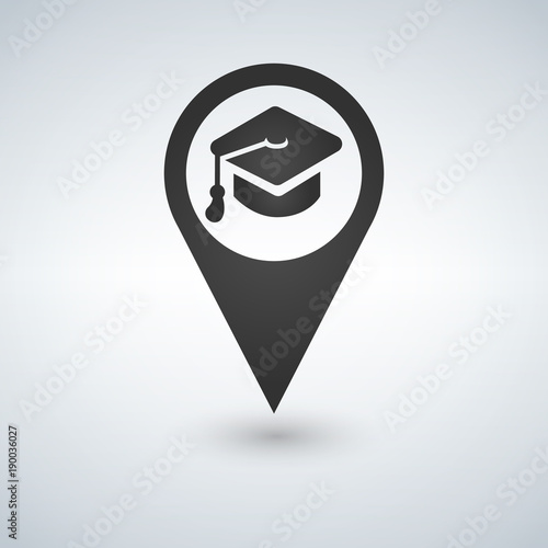 University location icon. D...