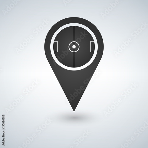 Pointer with sign for socce...