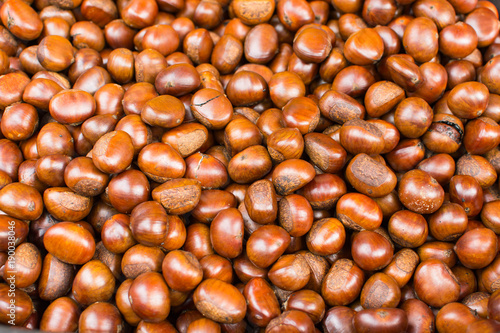 Delicious food Sweet chestnuts