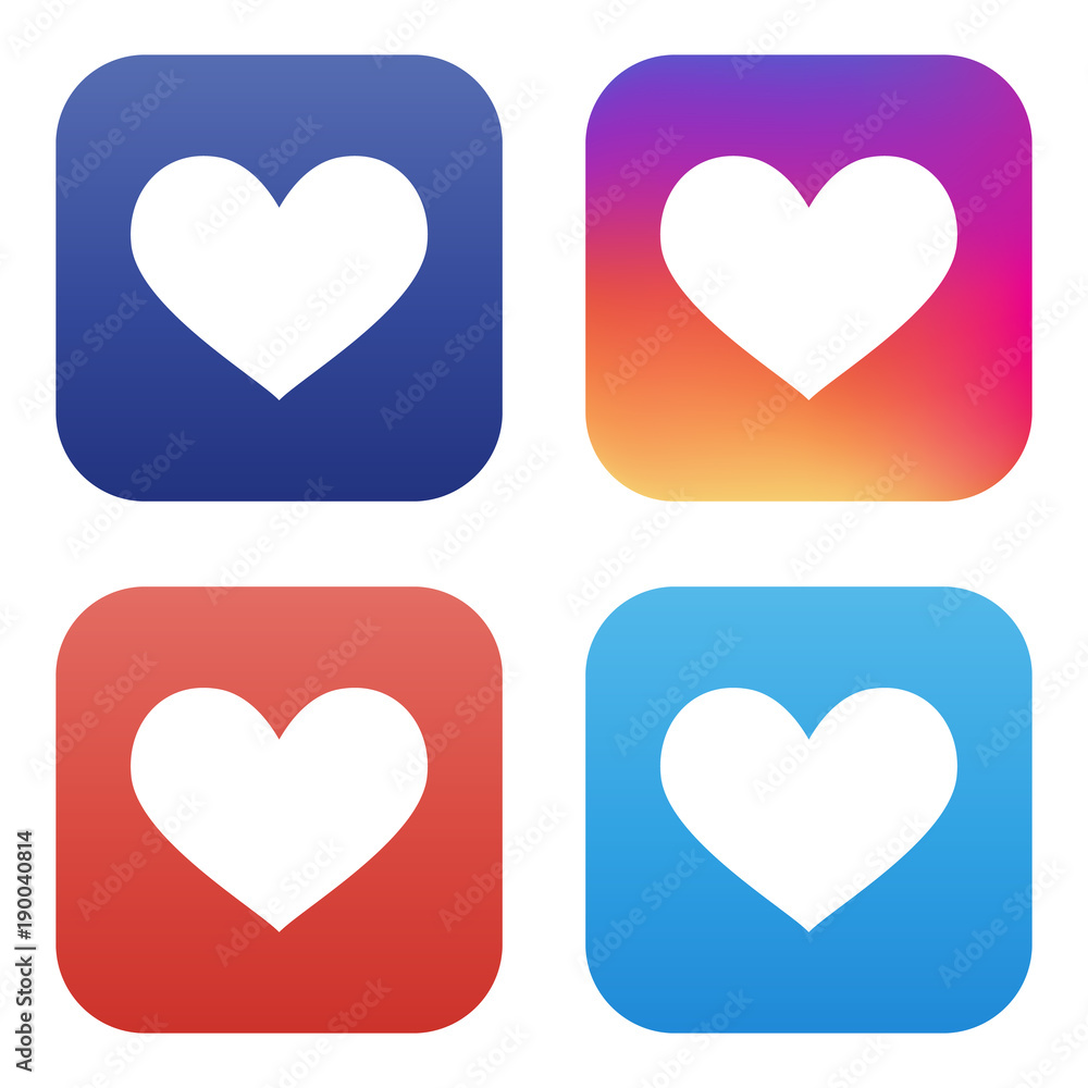 vector collection of like icons for social networks