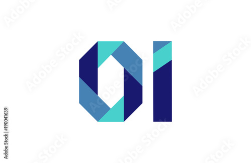 OI Ribbon Letter Logo 