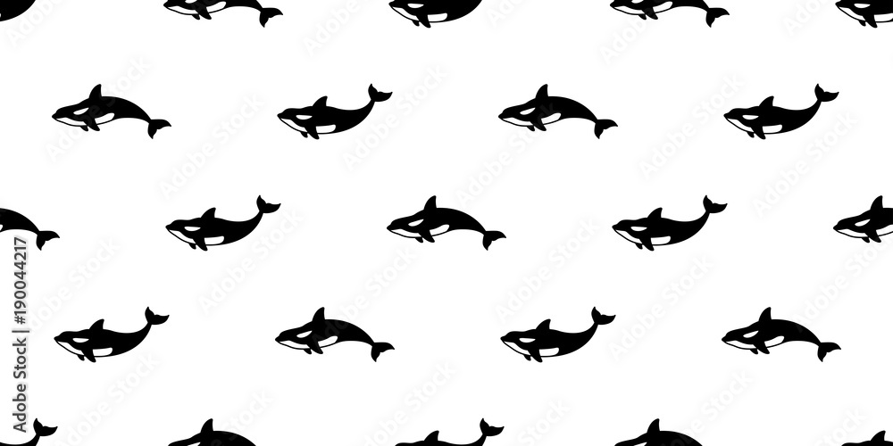 whale seamless pattern vector dolphin shark fish isolated ocean sea wallpaper background whale seamless pattern vector dolphin shark fish isolated ocean sea wallpaper background