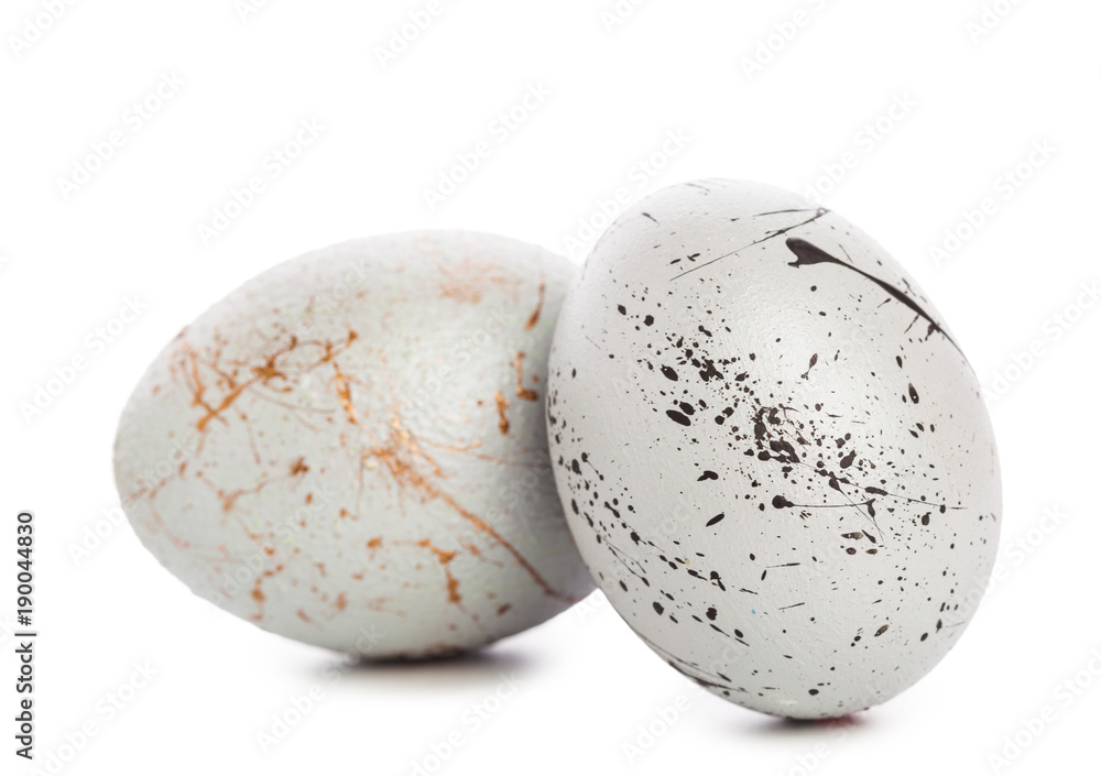 easter background. isolated on white